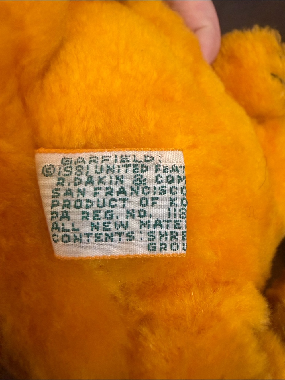 Garfield and Pooky - Soft Collectible Plush * Note stain on Pooky's Booty* - Picture 8 of 8